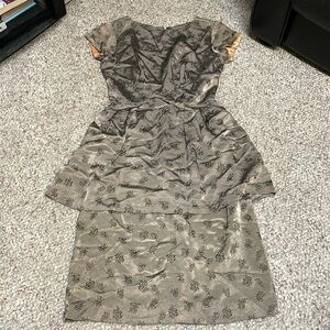 Vintage 50s skirted sheath dress